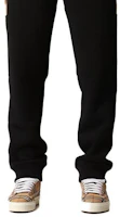 Sizing Burberry Black Jogger Knit Sweatpants with Drawstring Casual Style. 80450131