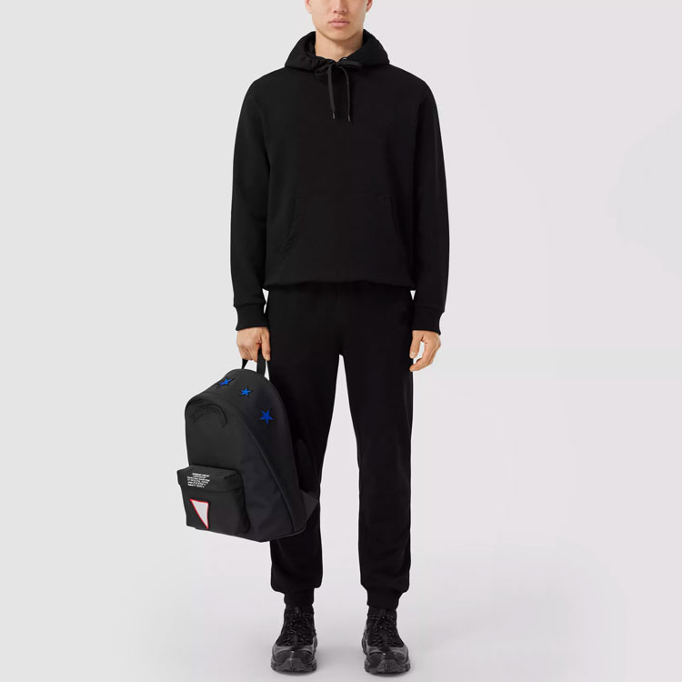 Lookbook バーバリー ブラック ジョガースウェットパンツ エラスティックウエスト付き. 80422351