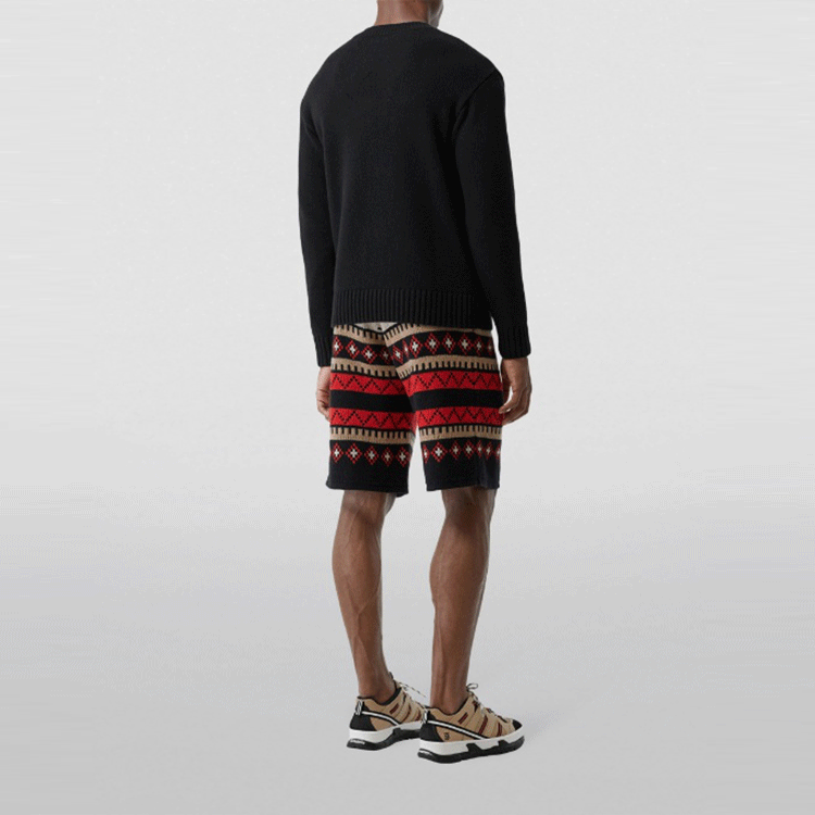 Burberry Black Knitted Crewneck Long Sleeve Sweater. 80236611 圖 5