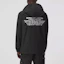 Sizing Burberry Black Letter Pattern Zip-Up Loose Fit Hooded Jacket 80434081