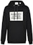 Buy Burberry Black Letter Print Hooded Sweatshirt 80214371