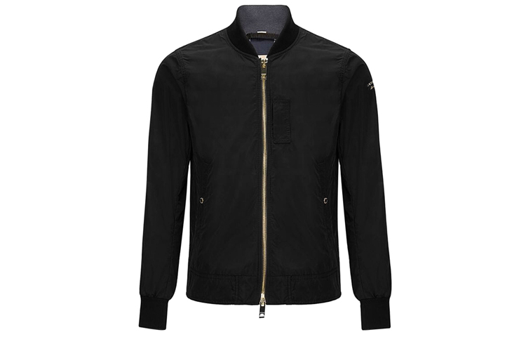 Burberry Black Letter Zip Bomber Jacket 40561961