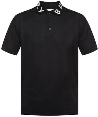 バーバリー ブラック ロゴ 襟付き カジュアル 半袖 ポロシャツ 80134991 Order バーバリー ブラック ロゴ 襟付き カジュアル 半袖 ポロシャツ 80134991