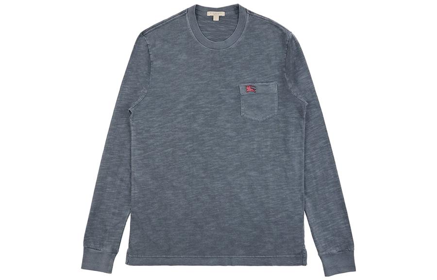 Burberry Black Logo Crewneck Long-Sleeve Sweatshirt 39440441