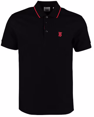 Burberry 男款黑色 Logo 刺繡 Polo 衫 80170031 Order Burberry 男款黑色 Logo 刺繡 Polo 衫 80170031