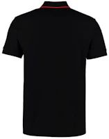 Lookbook Burberry 男款黑色 Logo 刺繡 Polo 衫 80170031