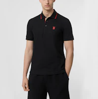 Purchase Burberry 男款黑色 Logo 刺繡 Polo 衫 80170031