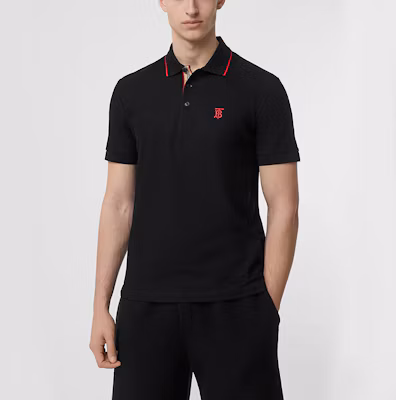 Burberry 男款黑色 Logo 刺繡 Polo 衫 80170031 Purchase Burberry 男款黑色 Logo 刺繡 Polo 衫 80170031