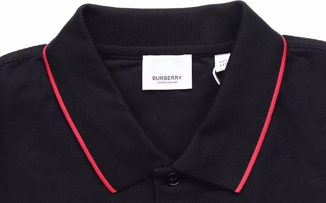 Burberry 男款黑色 Logo 刺繡 Polo 衫 80170031 Sizing Burberry 男款黑色 Logo 刺繡 Polo 衫 80170031