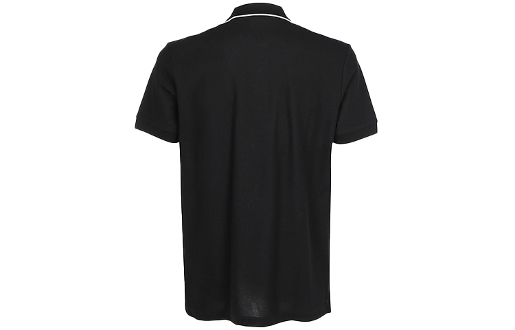 Lookbook 버버리 블랙 로고 자수 폴로 셔츠 스트라이프 트림 80218331