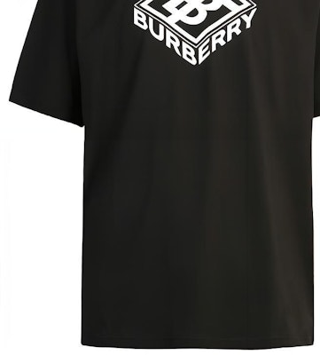 Burberry Baju-T Logo Grafik Hitam Kapas 80218311 Cheap Burberry Baju-T Logo Grafik Hitam Kapas 80218311