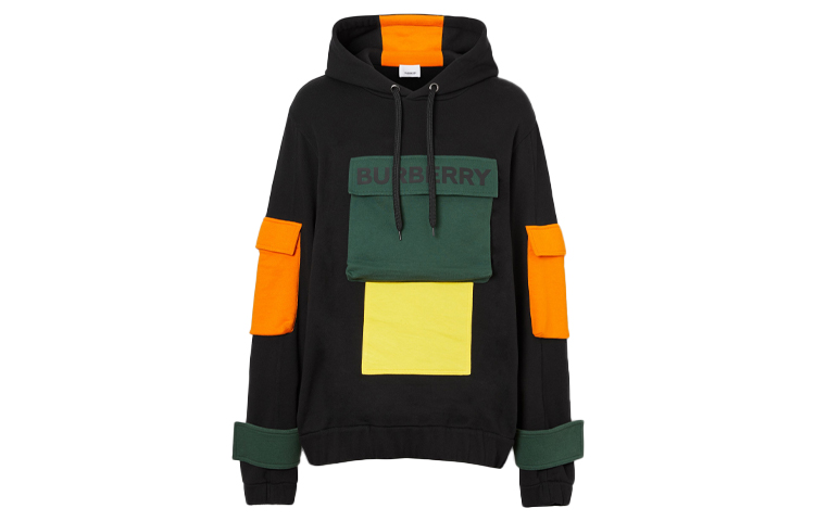 Burberry Black Logo Letter Casual Sweatshirt 80238761