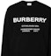 Sizing Burberry Black Logo Print Crew Neck Long Sleeve Sweatshirt 80172281