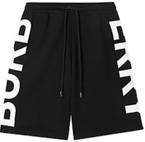 Burberry Black Logo Print Drawstring Casual Shorts 80341601 Burberry Black Logo Print Drawstring Casual Shorts 80341601