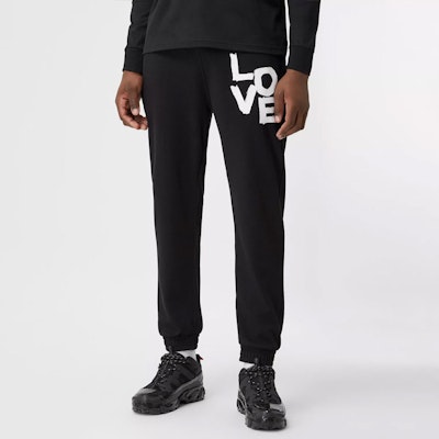 Burberry Black Logo Print Straight-Fit Casual Pants Autumn 80375901 Shop Burberry Black Logo Print Straight-Fit Casual Pants Autumn 80375901