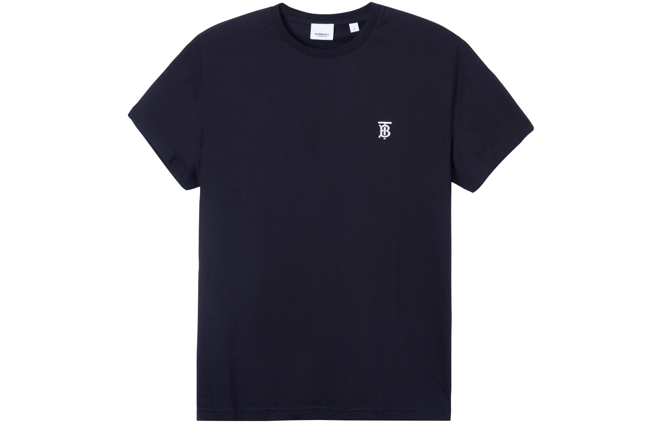 Burberry Black Logo T-Shirt TB Basic Summer Edition 80140201