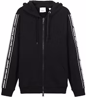 Burberry Black Logo Trim Loose Fit Hoodie Jacket 80295271 Burberry Black Logo Trim Loose Fit Hoodie Jacket 80295271