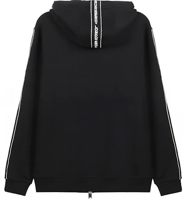 Burberry 黑色標誌飾邊寬鬆版連帽外套 80295271 Lookbook Burberry 黑色標誌飾邊寬鬆版連帽外套 80295271