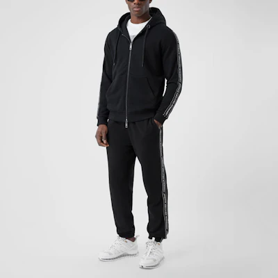 Burberry 黑色標誌飾邊寬鬆版連帽外套 80295271 Details for Burberry 黑色標誌飾邊寬鬆版連帽外套 80295271