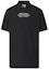 Buy Burberry Black Loose-Fit Polo Shirt with Letter Pattern Design. 80427501