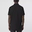 Purchase Burberry Black Loose-Fit Polo Shirt with Letter Pattern Design. 80427501