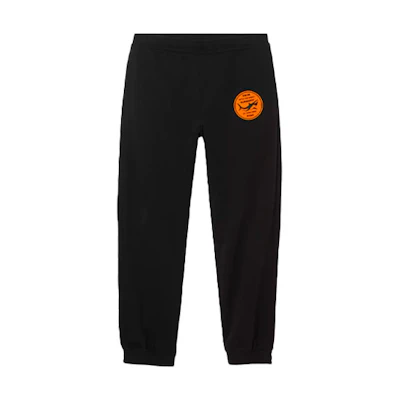 Burberry Black Mid-Rise Shark Appliqué Joggers 80407061