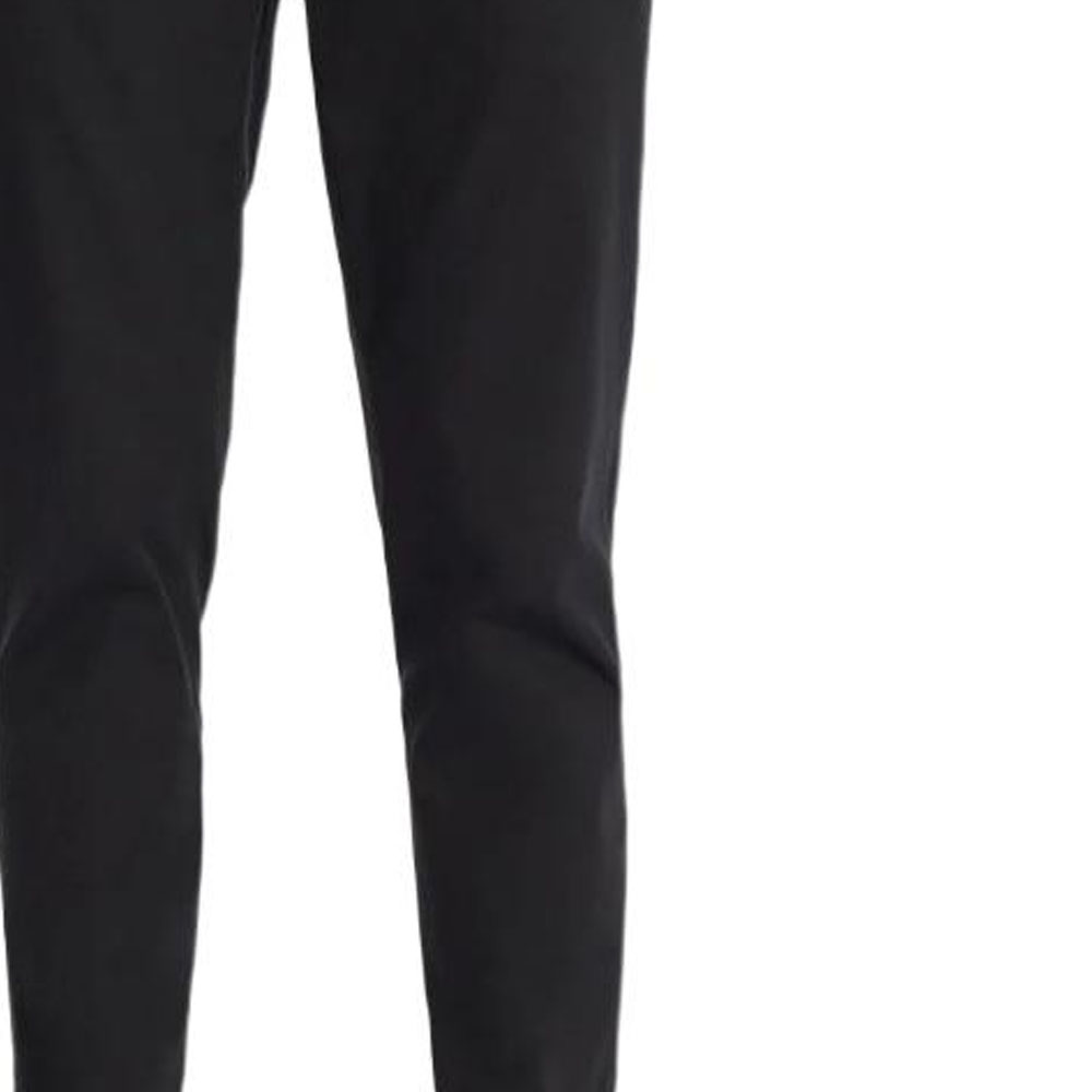 Sizing Burberry Seluar Hitam Mid-Rise Straight Fit Mewah Kasual - Musim Luruh 80180981