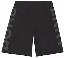 Burberry Black Mid-Waist Shorts with Logo Print. 80456881 Burberry Black Mid-Waist Shorts with Logo Print. 80456881