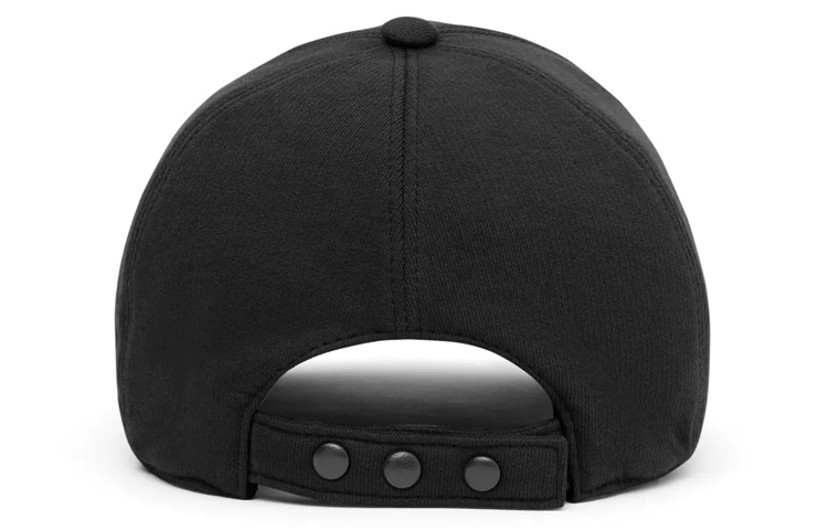 Purchase Burberry Black Monogram Adjustable Cotton Baseball Cap - Unisex Couple Design 80381411