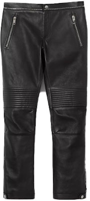 Burberry Black Patchwork Leather Moto Casual Pants. 80377051 Buy Burberry Black Patchwork Leather Moto Casual Pants. 80377051