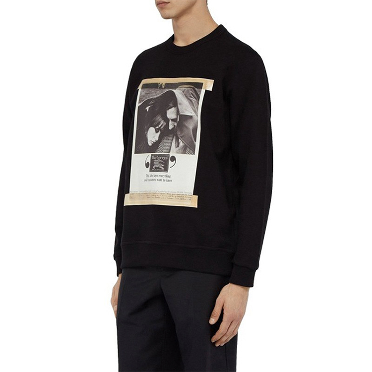 Burberry Black Photo Print Long Sleeve Sweatshirt 80099761 圖 3