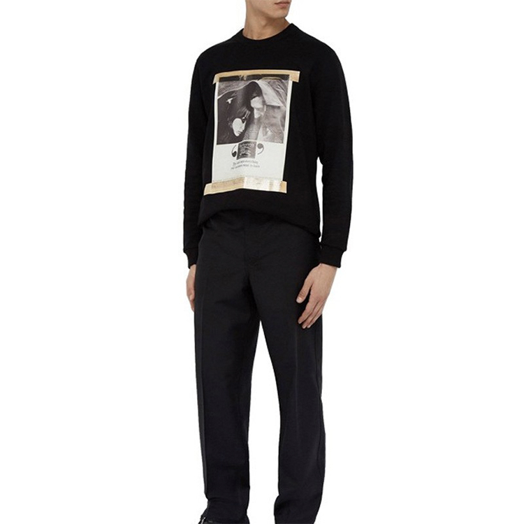 Burberry Black Photo Print Long Sleeve Sweatshirt 80099761 圖 5