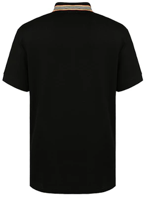 博柏利黑色条纹边刺绣标志 Polo 衫 8007694 Lookbook 博柏利黑色条纹边刺绣标志 Polo 衫 8007694