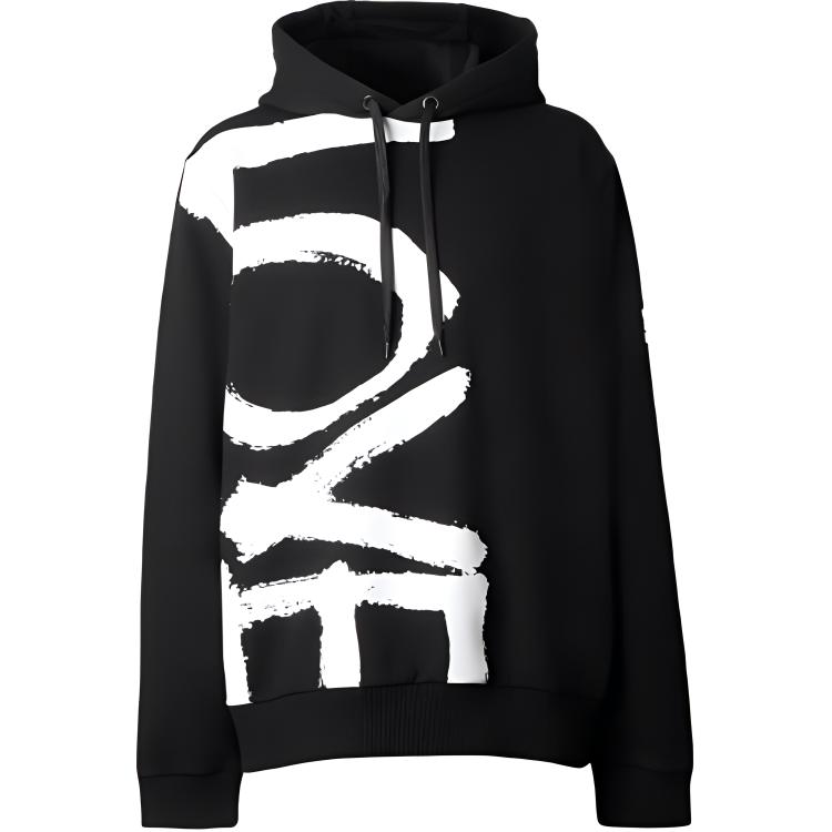 Burberry Black Pullover Sweatshirt with Letter Logo Print 80375811