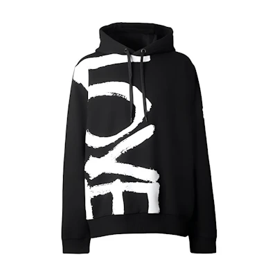 Burberry Black Pullover Sweatshirt with Letter Logo Print 80375811