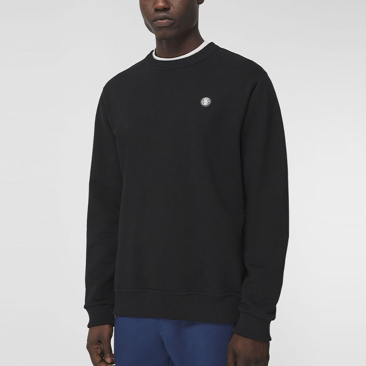 Burberry Black Pullover Sweatshirt with Solid Logo Embroidery. 80417001 圖 4