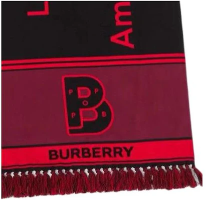 博柏利黑红棉质情侣款提花设计休闲运动鞋 80554671 Shop 博柏利黑红棉质情侣款提花设计休闲运动鞋 80554671