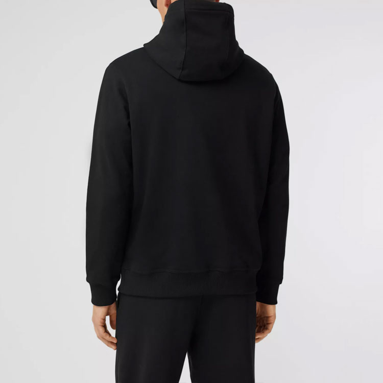 Burberry Black Shark Print Cotton Hoodie Long Sleeve. 80406721 圖 7