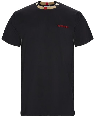 burberry-black-short-sleeve-t-shirt-with-embroidered-logo-and-check-collar-8007695-a1189