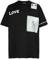 Burberry Black Short Sleeve T-Shirt with Montage Print 80309401 Burberry Black Short Sleeve T-Shirt with Montage Print 80309401