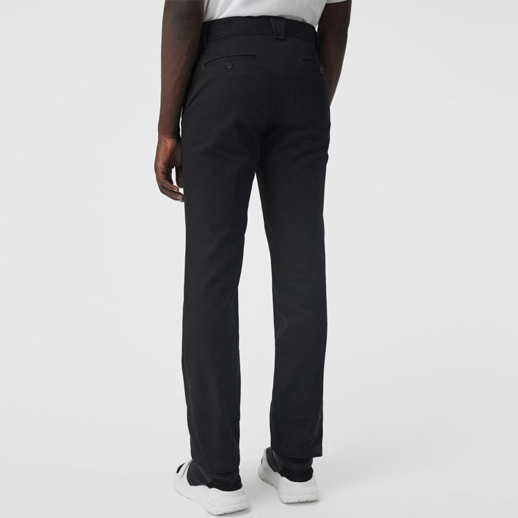 Sizing Burberry Hitam Celana Panjang Kasual Simple 80030981