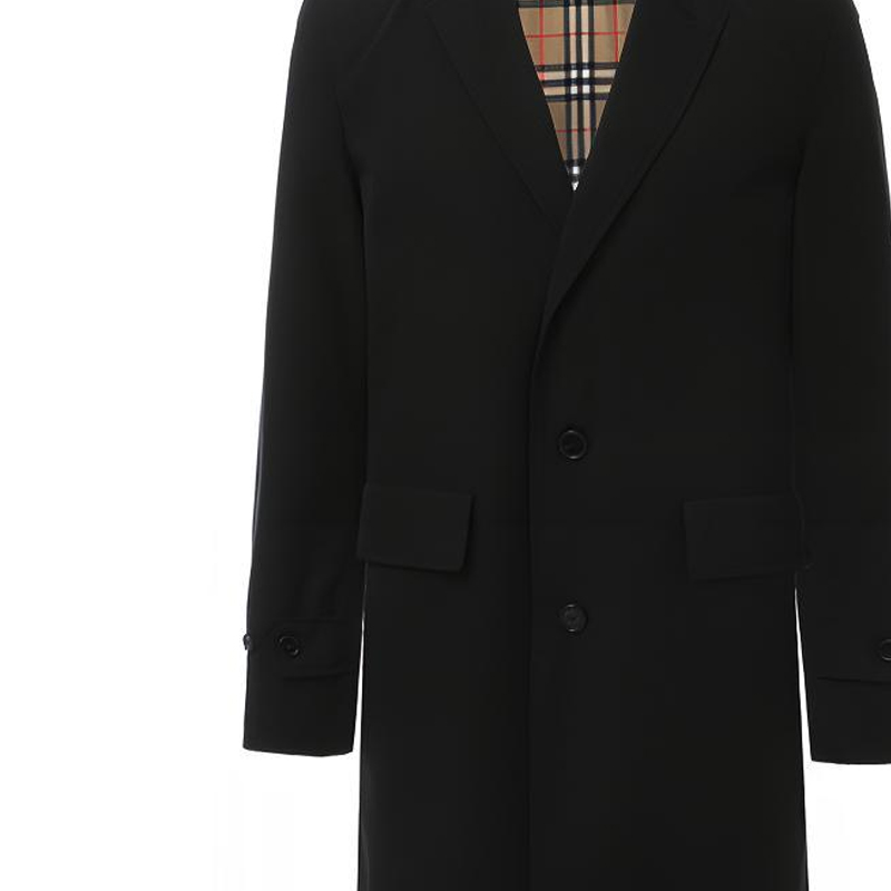 Burberry Black Single-Breasted Cotton Trench Coat 80144081 圖 8