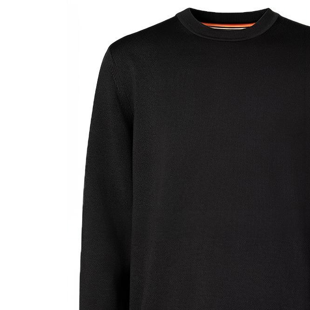 Purchase バーバリー ブラック スリムフィット ウール セーター シグネチャーストライプ 80332011