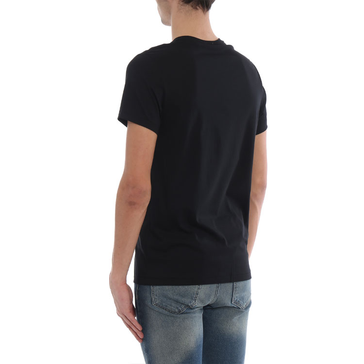 Burberry Black Solid Color Crew Neck Casual Short Sleeve T-Shirt 40618231 圖 7
