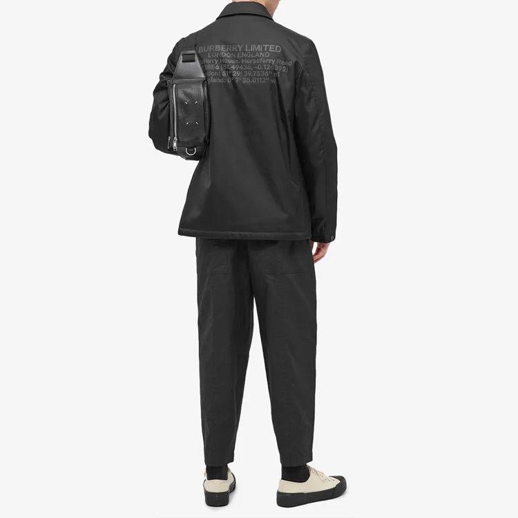 Burberry Black Solid Color Single-Breasted Long Sleeve Jacket 80441301 圖 3