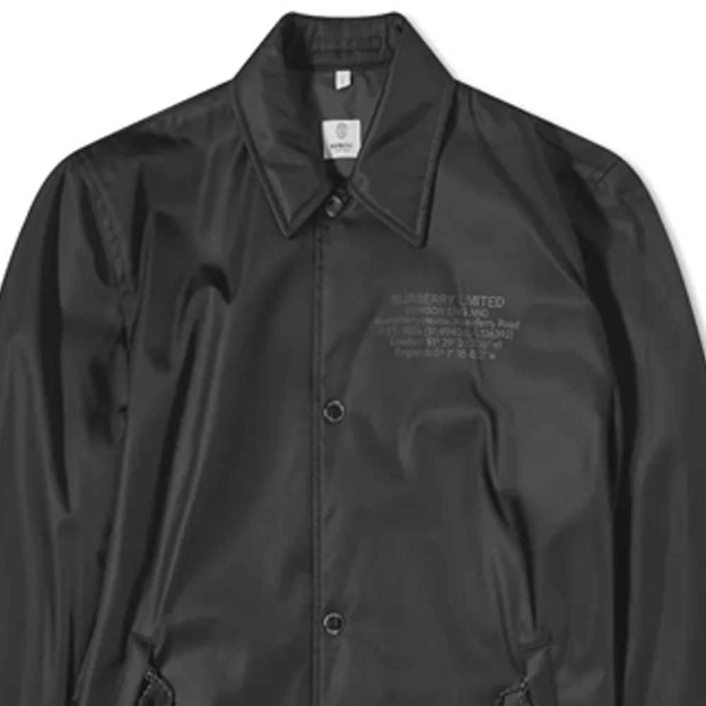 Burberry Black Solid Color Single-Breasted Long Sleeve Jacket 80441301 圖 6