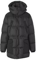Burberry Black Solid Color Zip-Up Hooded Down Jacket 80438451 Burberry Black Solid Color Zip-Up Hooded Down Jacket 80438451