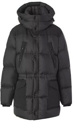 Burberry Black Solid Color Zip-Up Hooded Down Jacket 80438451 Buy Burberry Black Solid Color Zip-Up Hooded Down Jacket 80438451