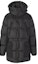 Buy Burberry Black Solid Color Zip-Up Hooded Down Jacket 80438451