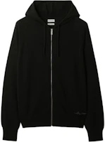 Burberry Black Solid Color Zip-Up Hoodie Jacket 80955451 Burberry Black Solid Color Zip-Up Hoodie Jacket 80955451